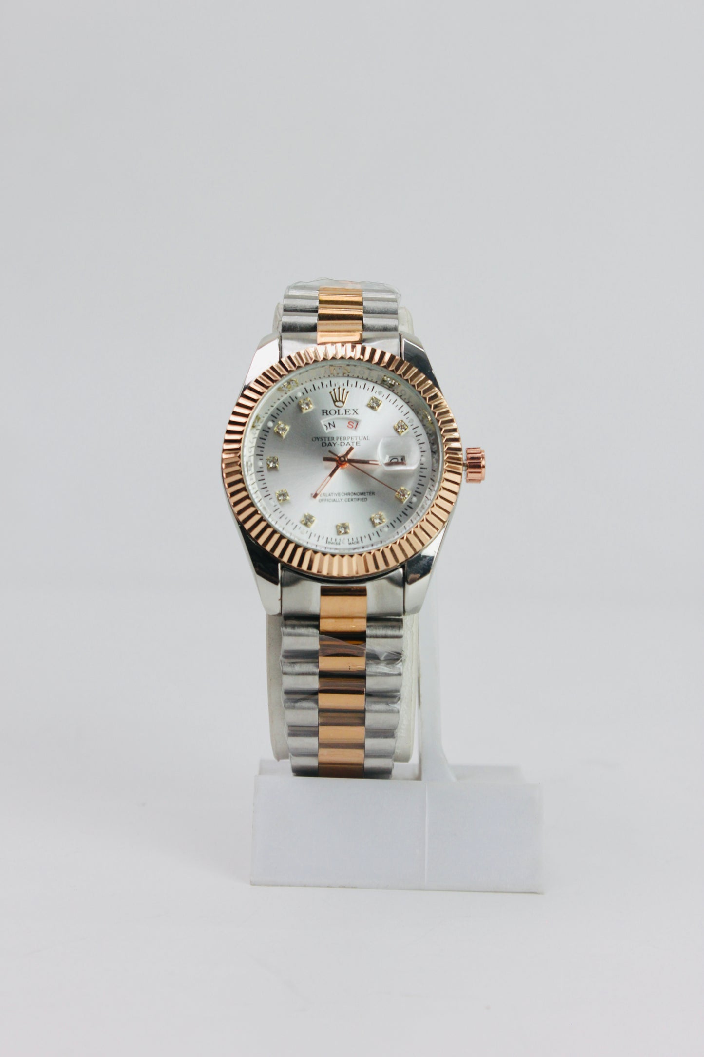Rolex Submariner Date Golden And Silver Stainless Steel Watch